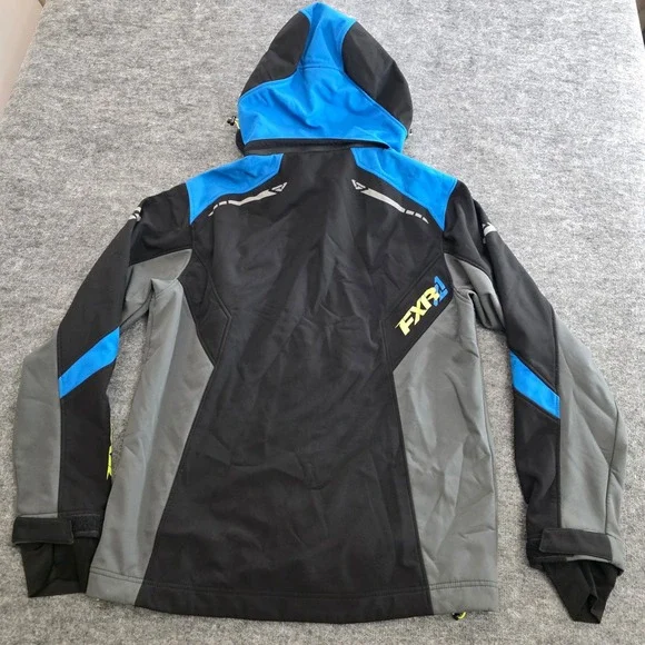 Men's Black and Blue Jacket - Picture 5 of 15